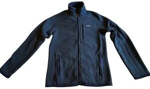 Patagonia Better Sweater Full Zip Jacket Mens Small S Classic Navy Blue FA18 EUC